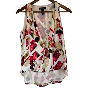 White House Black Market Silk Blend Sleeveless Top Woman’s size Small